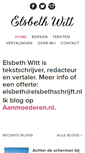 Mobile Screenshot of elsbethschrijft.nl