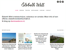 Tablet Screenshot of elsbethschrijft.nl